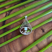 CiCi Maui Designs New Dawn Sterling Silver and Moonstone Pendant 