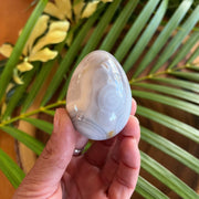 Banded Agate Gemstone Egg