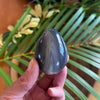 Banded Agate Egg in Smokey Gray