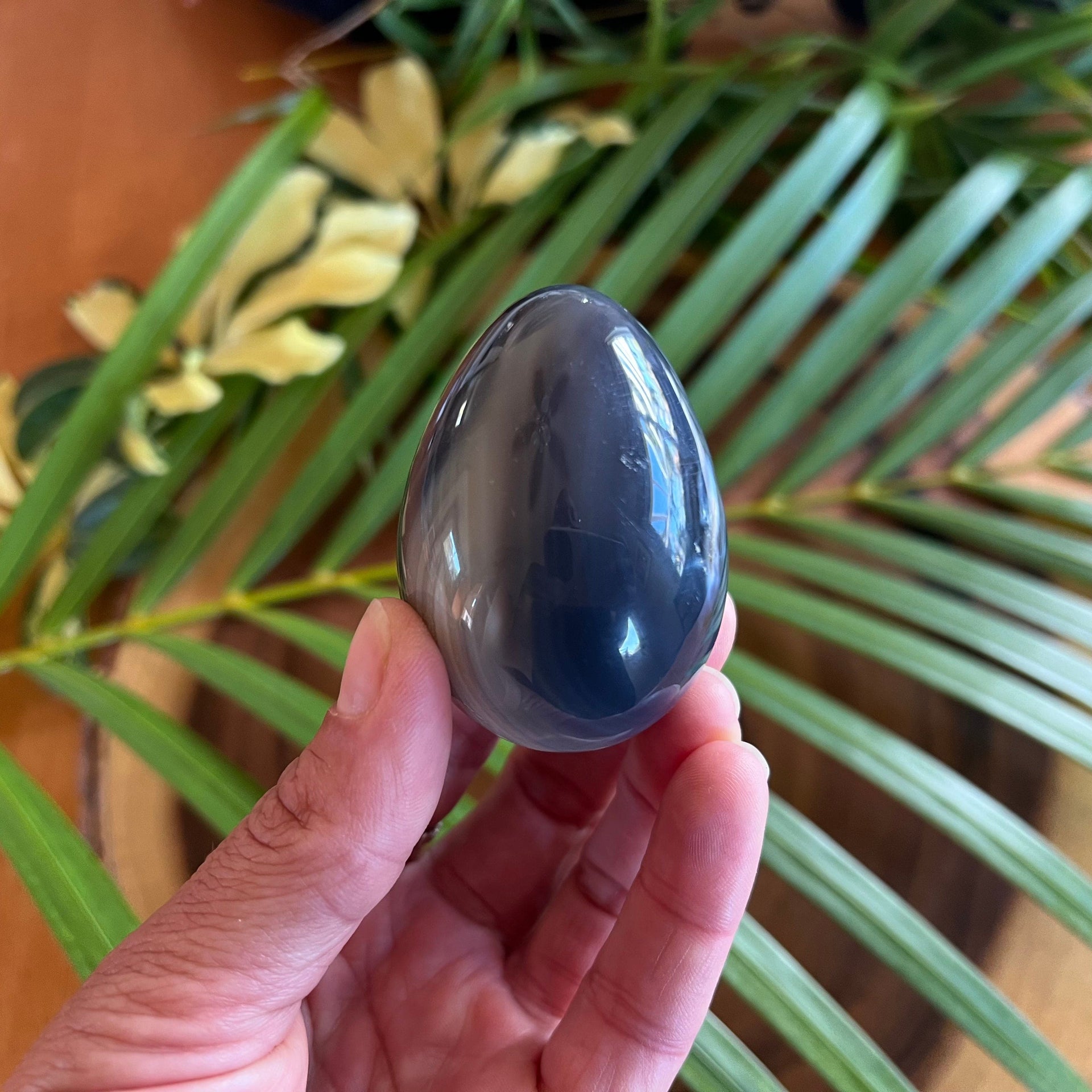 Banded Agate Egg Gemstone