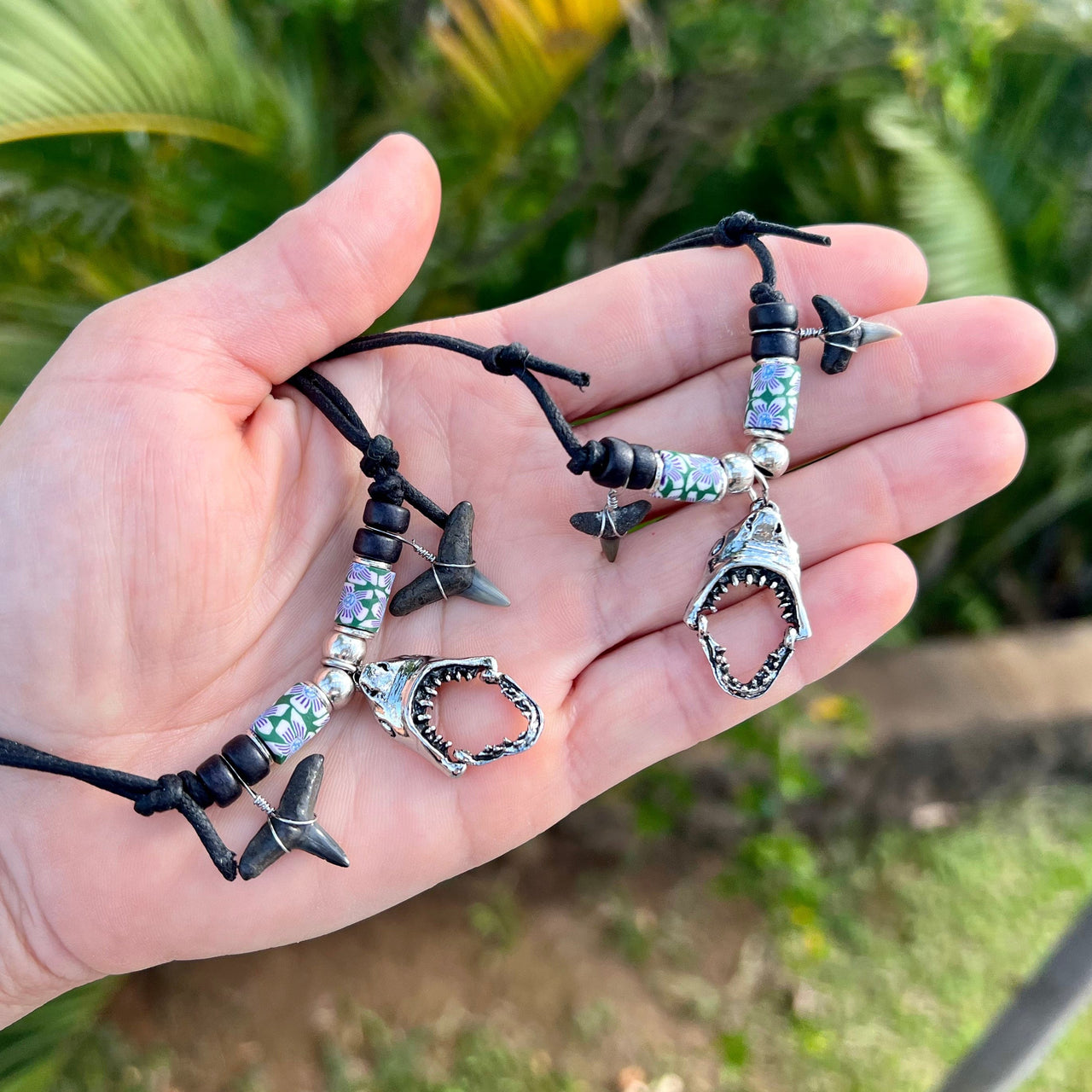 Moving Jaw Shark Tooth Necklaces