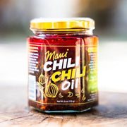 6oz bottle of Mild Kine Spicy Maui Chili Chili Oil