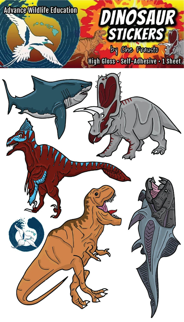 Prehistoric Life Dinosaur Stickers