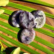 Chevron Amethyst Worry Stones