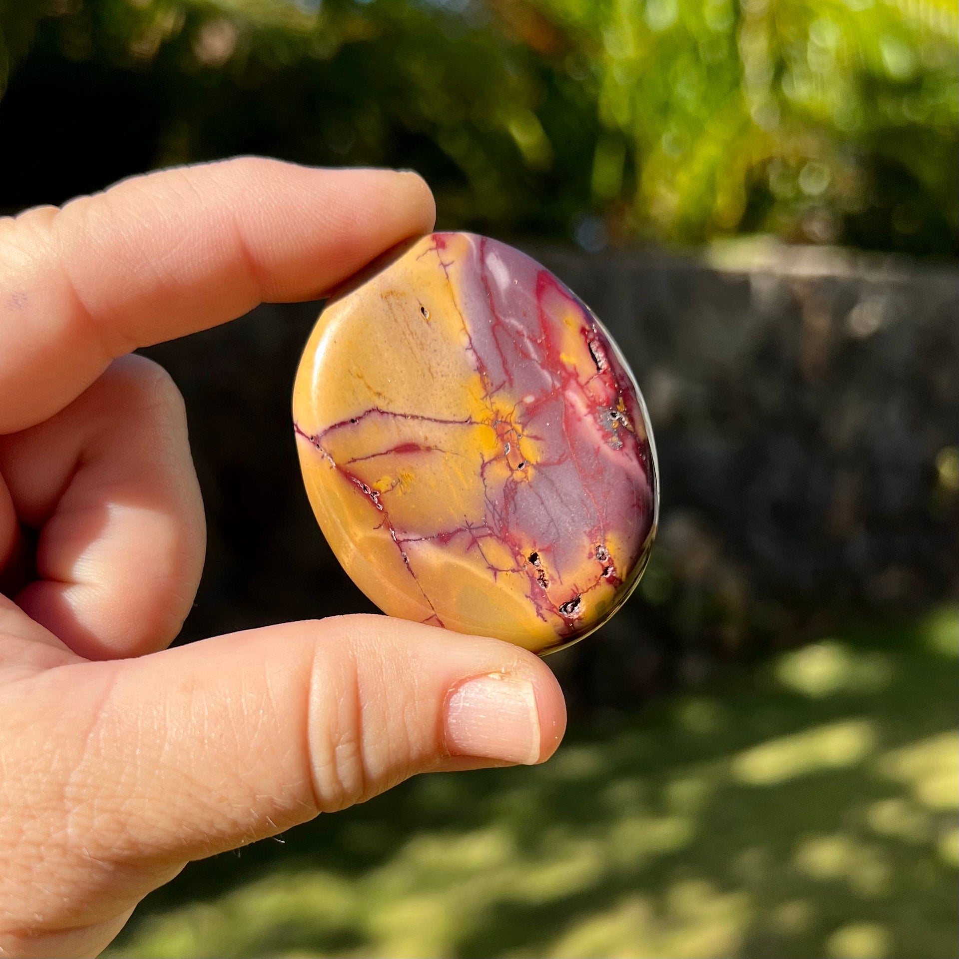 Mookaite Jasper Worry Stone