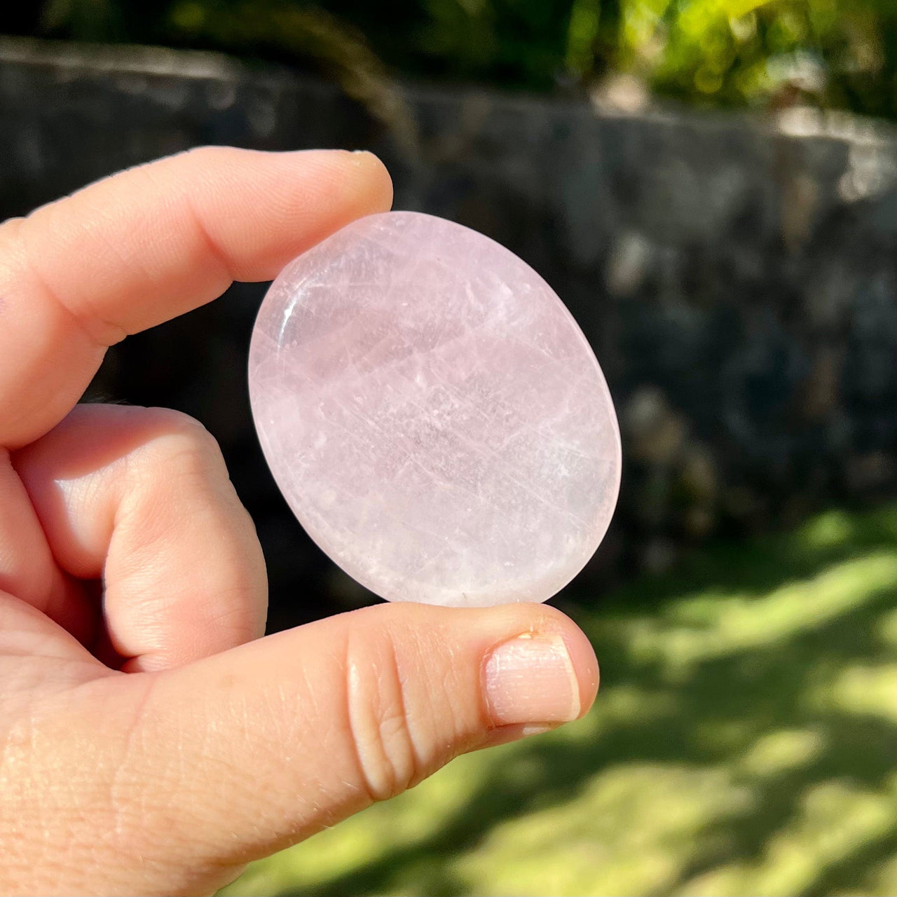 Rose Quartz Worry Stone