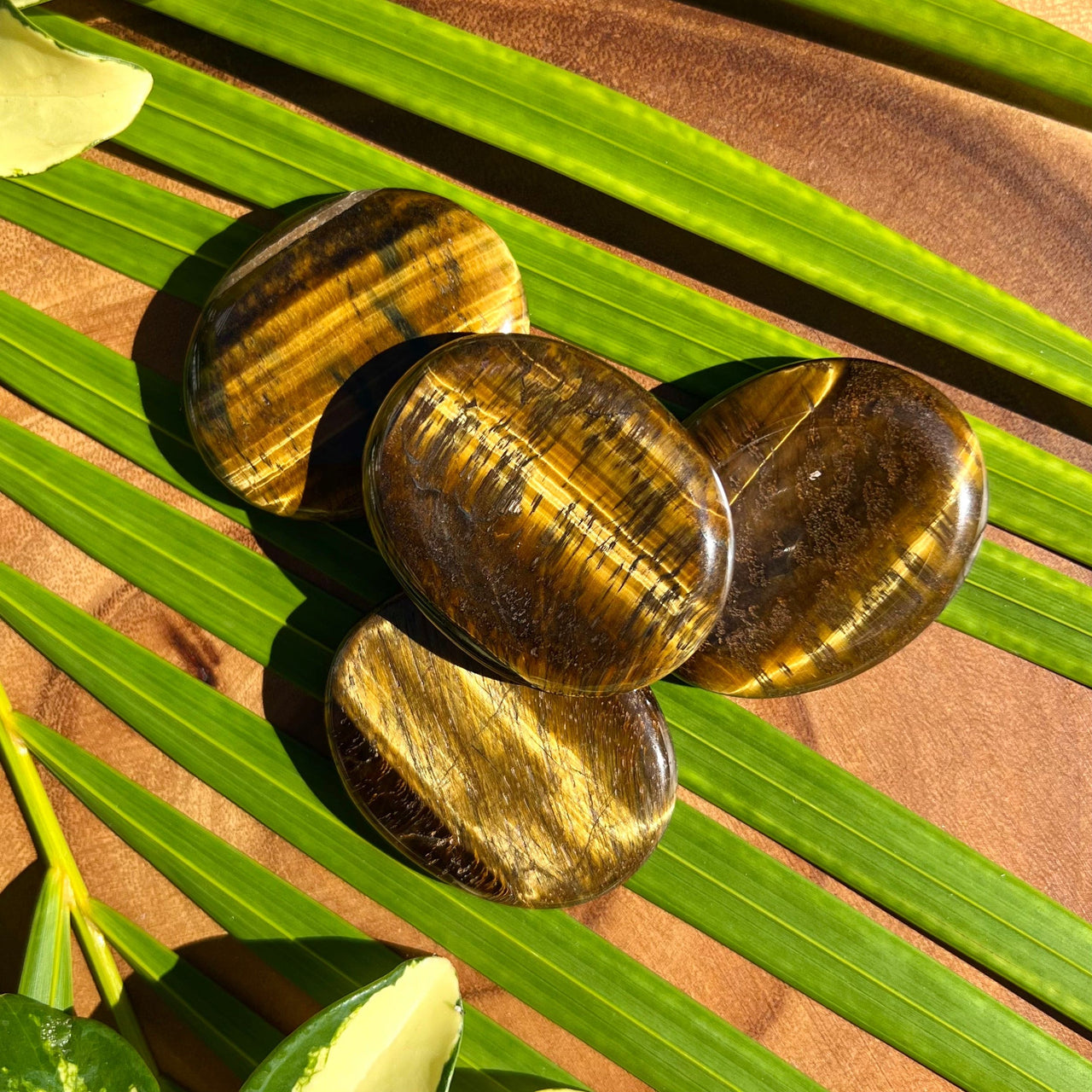 Tiger Eye Worry Stone