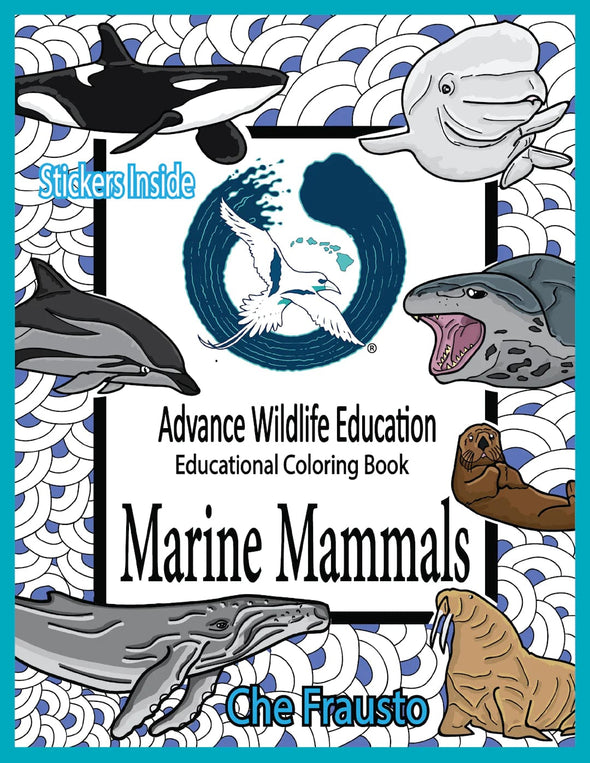 Marine Mammal Educational Coloring Book