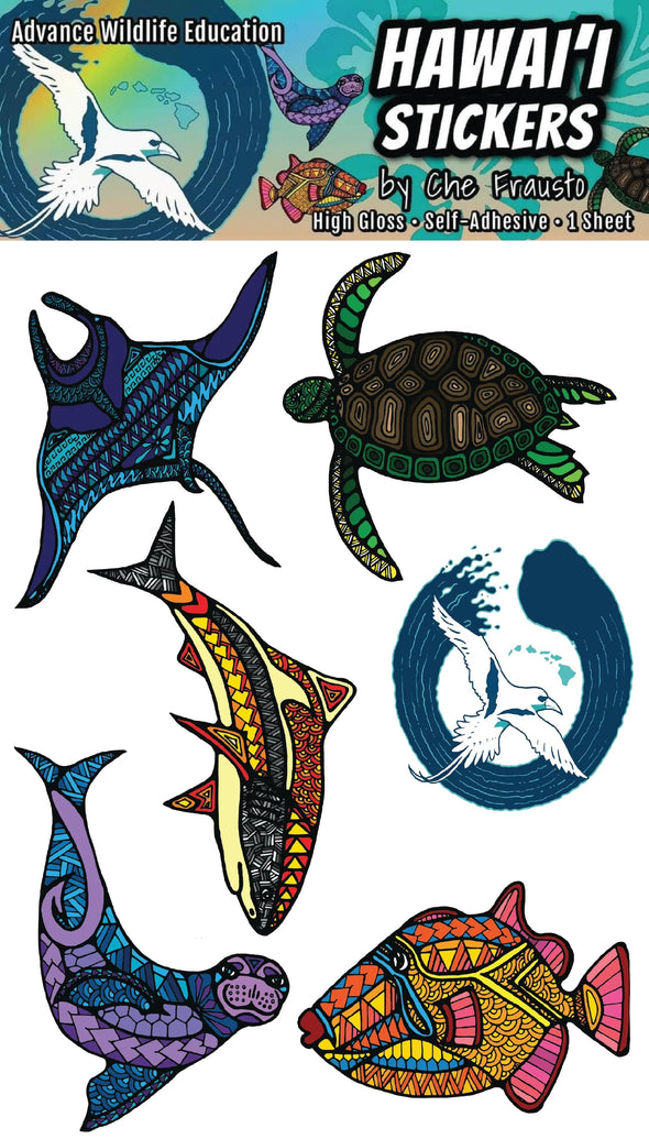 Hawaii Stickers from Advance Wildlife Education