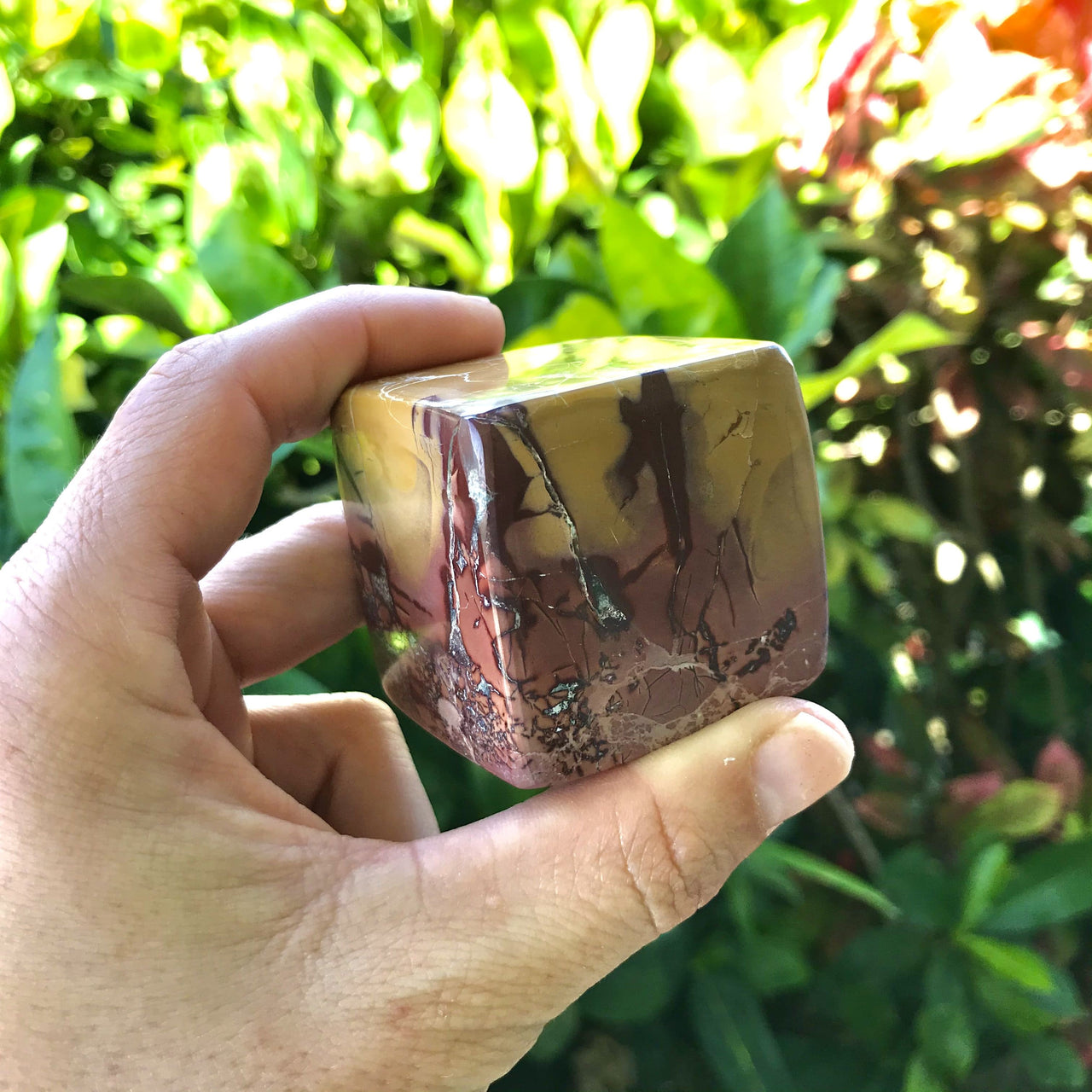 Atlas Mountain Jasper Cube Healing Crystal