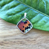 Diamond Style Butterfly Wing Pendant in Sunset