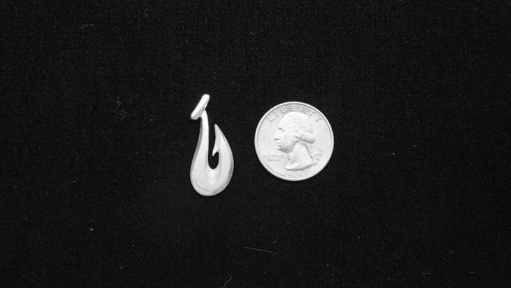 Sterling Silver Maui Hook Pendant