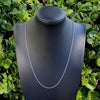 Classic Solid 925 Sterling Silver Box Chain with Rounded Links That Pairs With Any Pendant