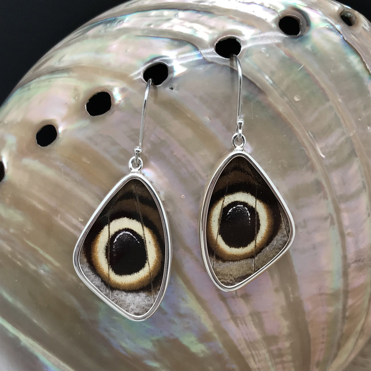 butterfly, butterfly jewelry, butterfly wings, sterling silver, earrings