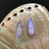 Drop Butterfly Wing Earrings in Pearl