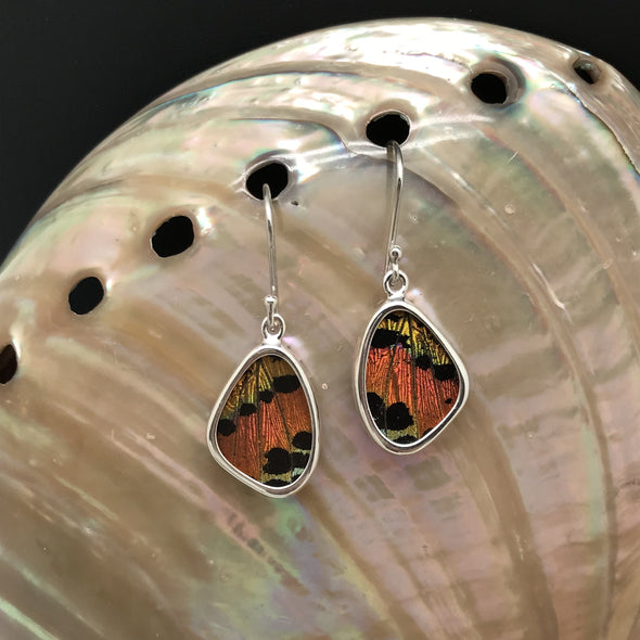 Extra Small Butterfly Earrings in Sunset