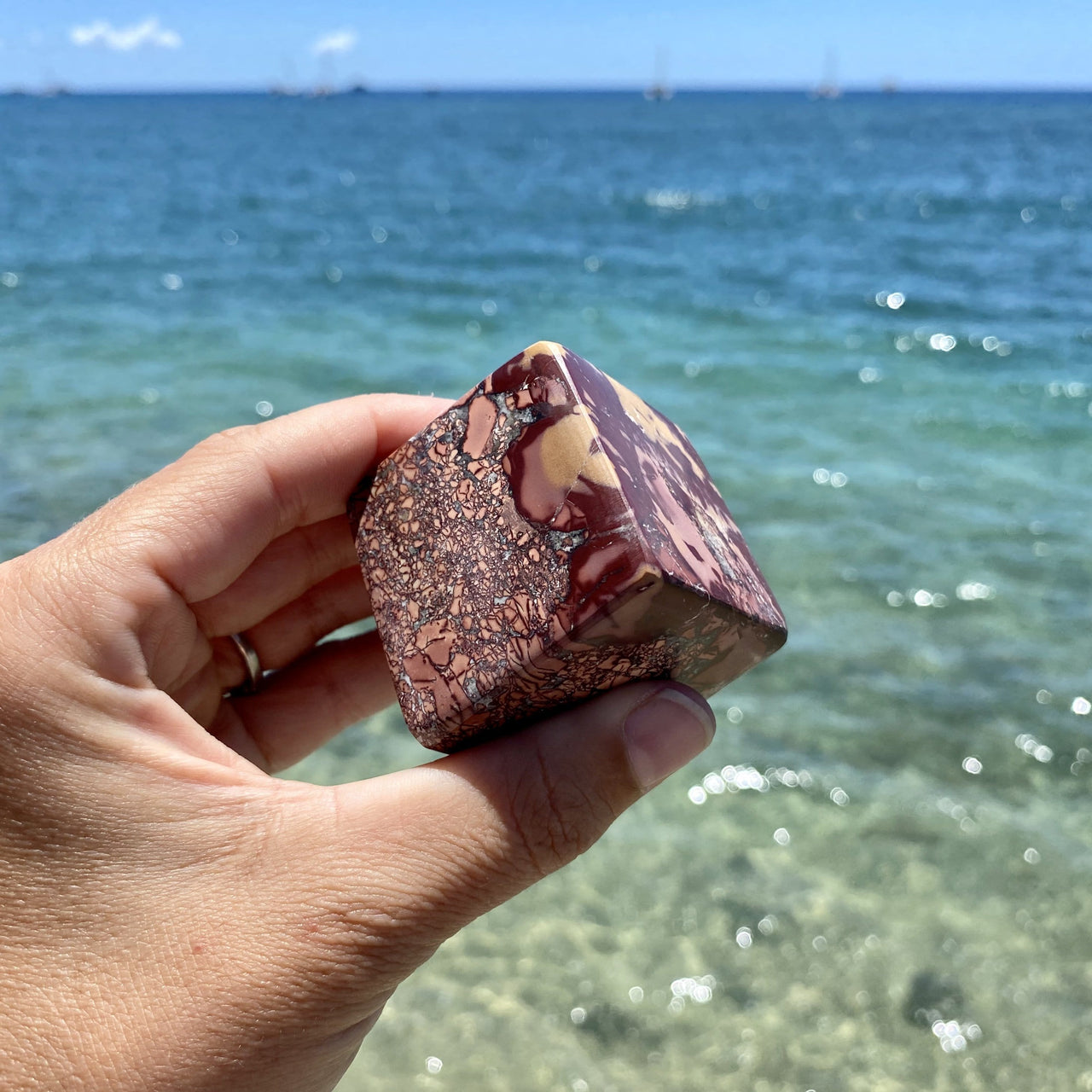 Atlas Mountain Jasper Cube