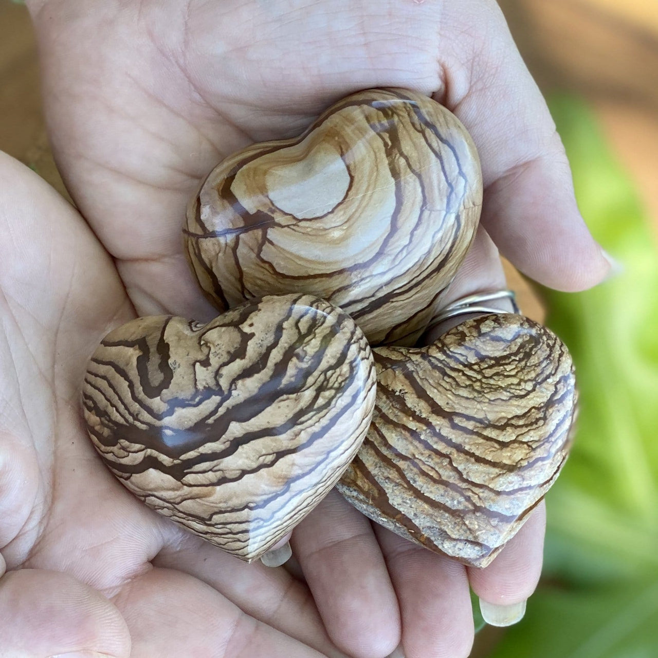 Picture Jasper Heart Stone