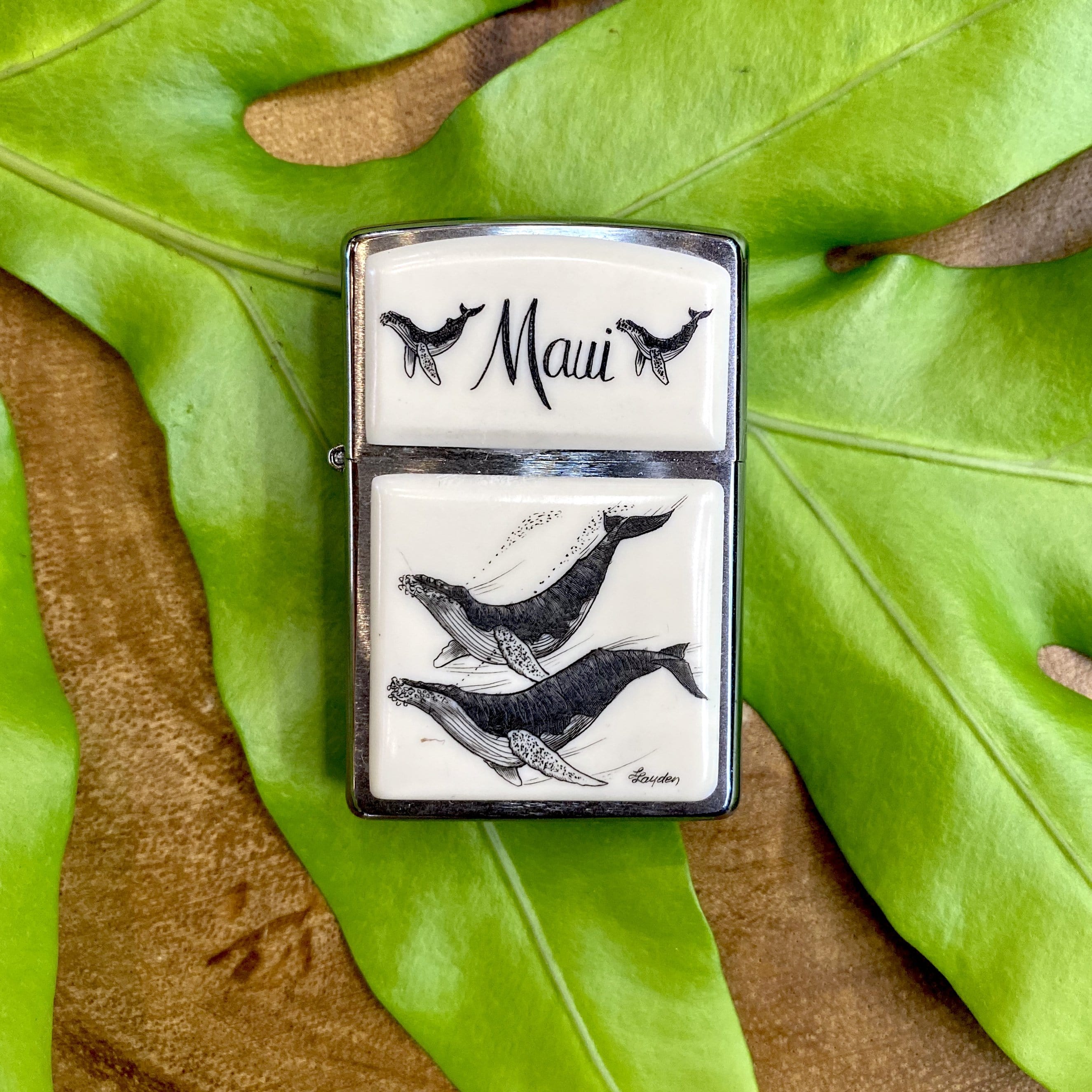 Scrimshaw Style Zippo Lighters