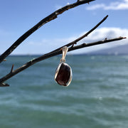 Oval Cherry Baltic Amber Pendant