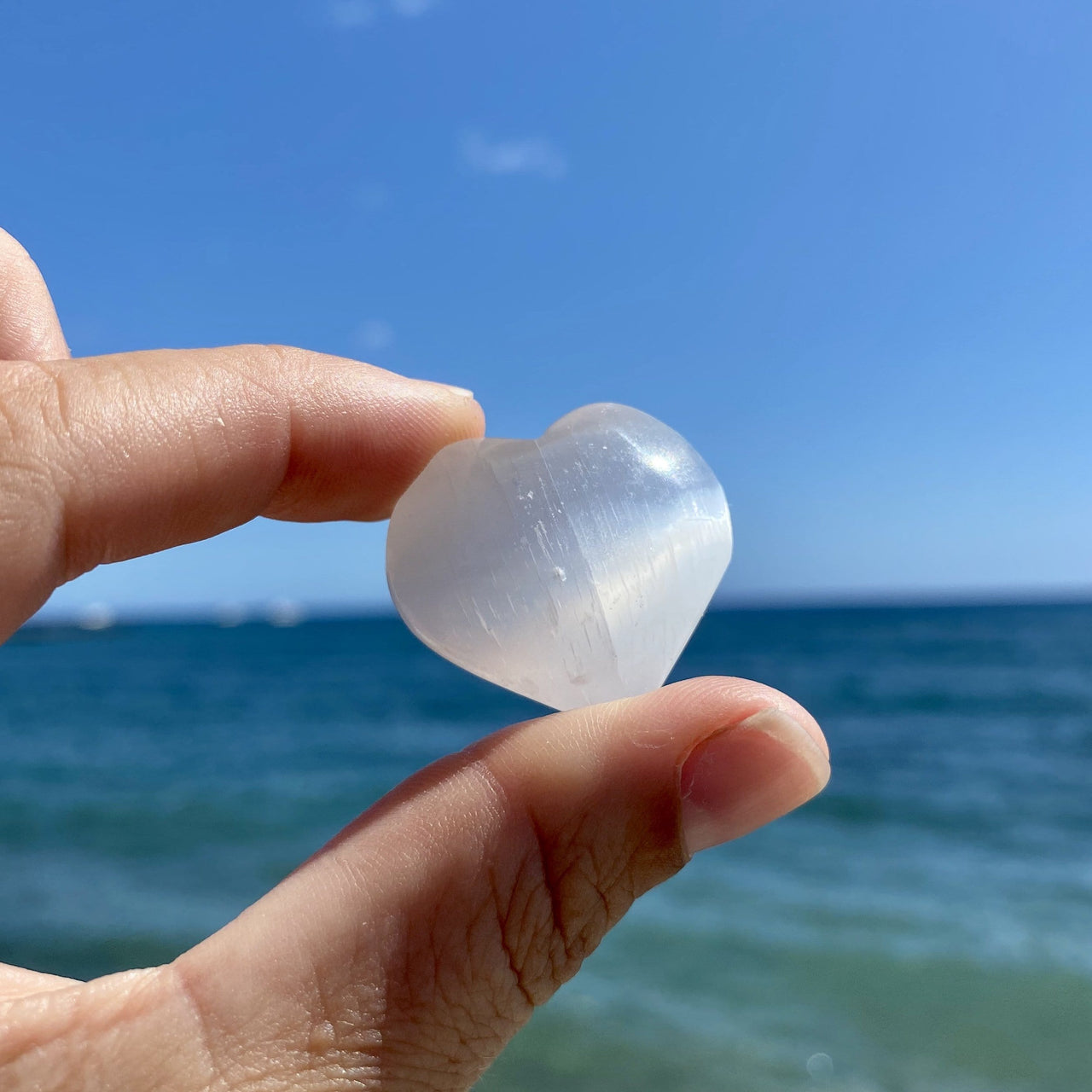 Tiny Selenite Heart