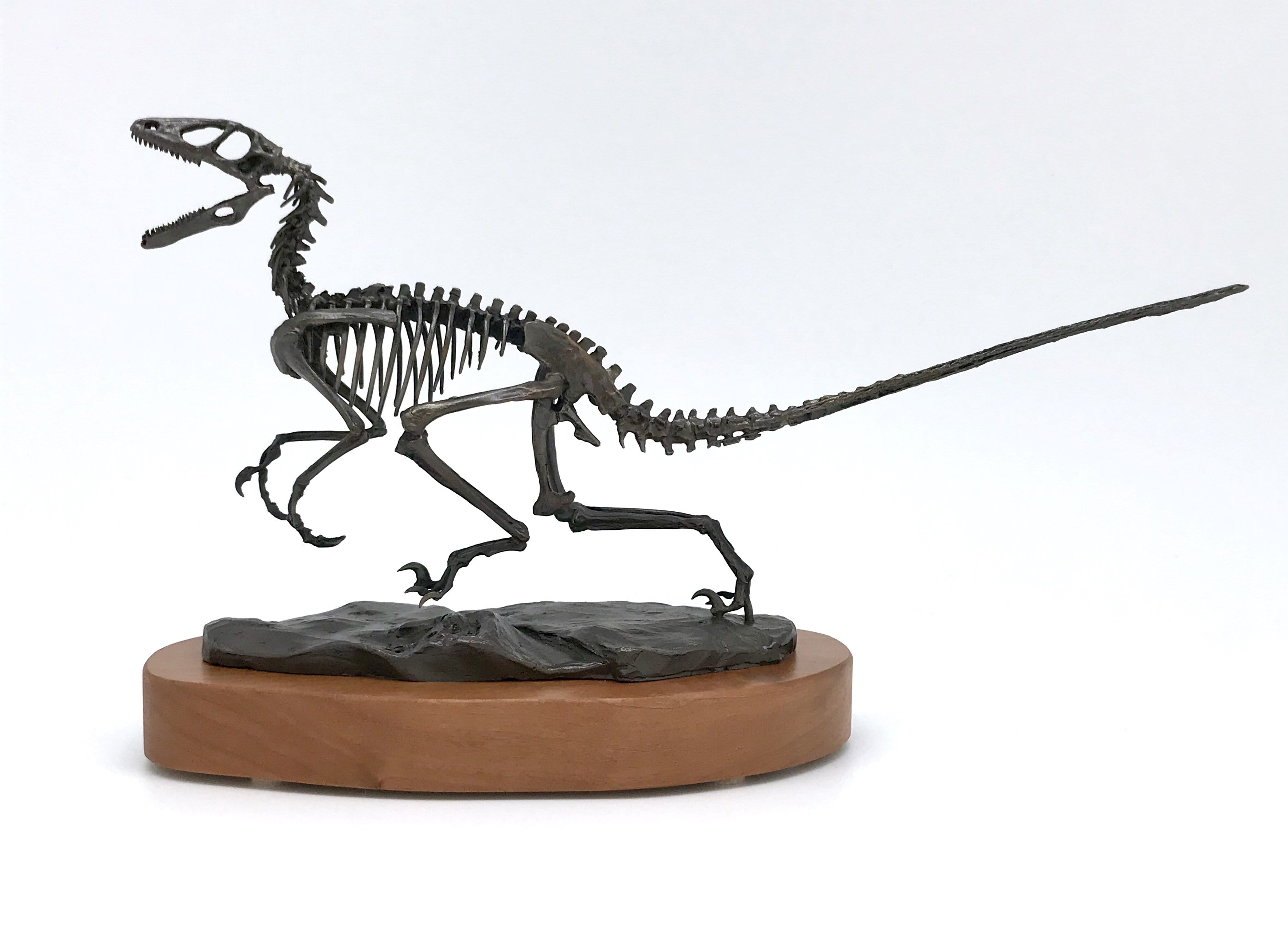 Bronze Deinonychus Sculpture - NMDEI